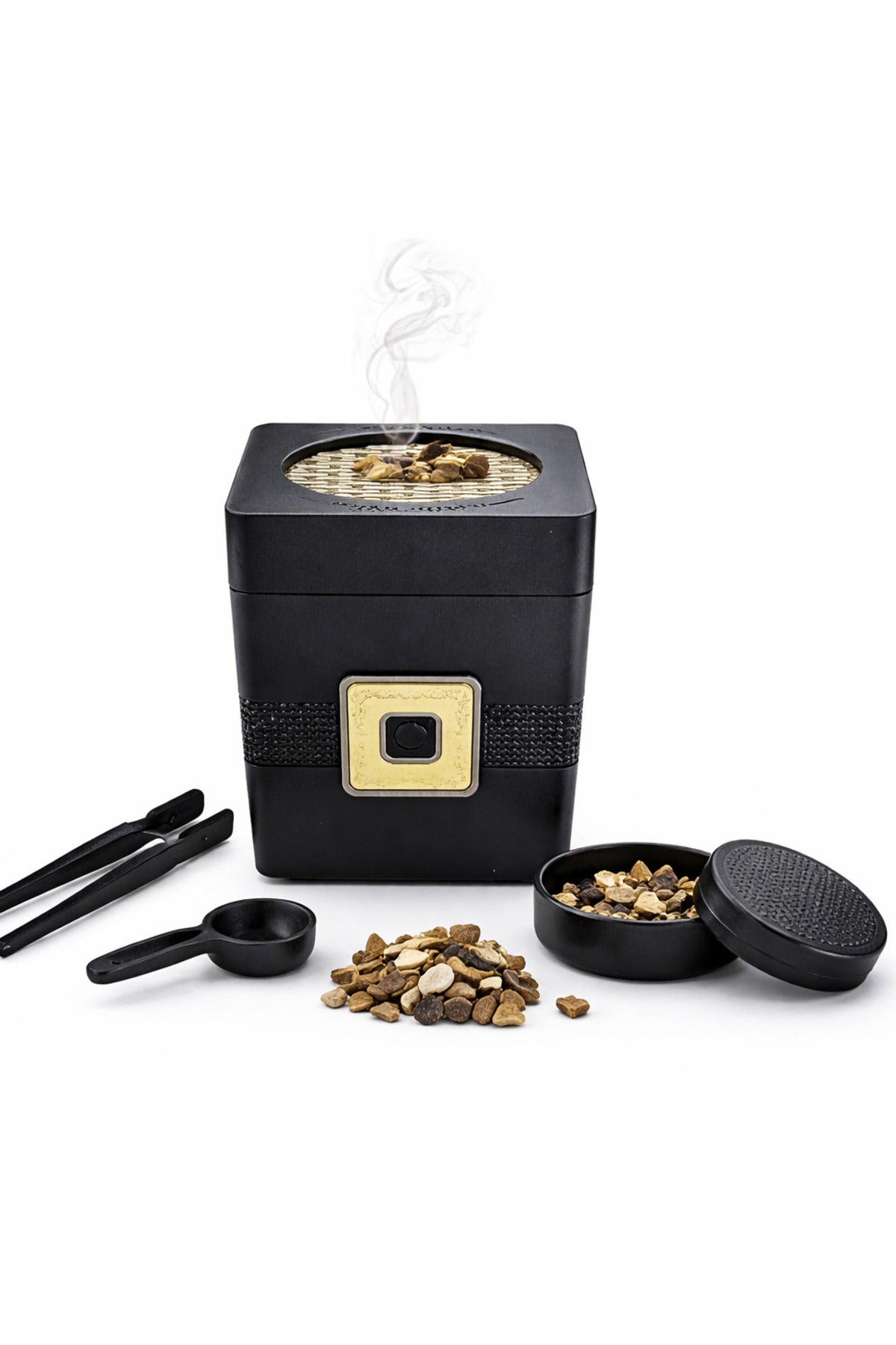 Electric Bakhoor Burner, Oud Mabkhara with 2000mAh Battery Cordless Flameless Incense Heater BK-128