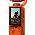 4K Handheld Vlogging Camera with 180° Rotatable Dual Lens, 2.0 Inch IPS Screen, Auto Focus, WiFi App Control, 2000mAh Recharg