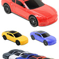 Car Shape Reachargeable Bluetooth Wireless Speaker with RGB LED Lights FM Radio USB/TF/AUX