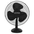 DENX 16-Inch Table Top Fan, Quiet Oscillating Desk & Pedestal Fan for Bedroom, White/Black, DX2546