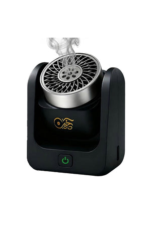 Rotational Bakhoor Burner USB Rechargeable Ceramic Heating Incense & Oud Aroma Diffuser BK-77