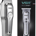 VGR V-071 Professional Hair Trimmer Stainless Steel USB Charging with 3 Combs