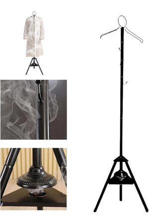 Clothes Incense Burner Stand Coat Rack with Incense Burner