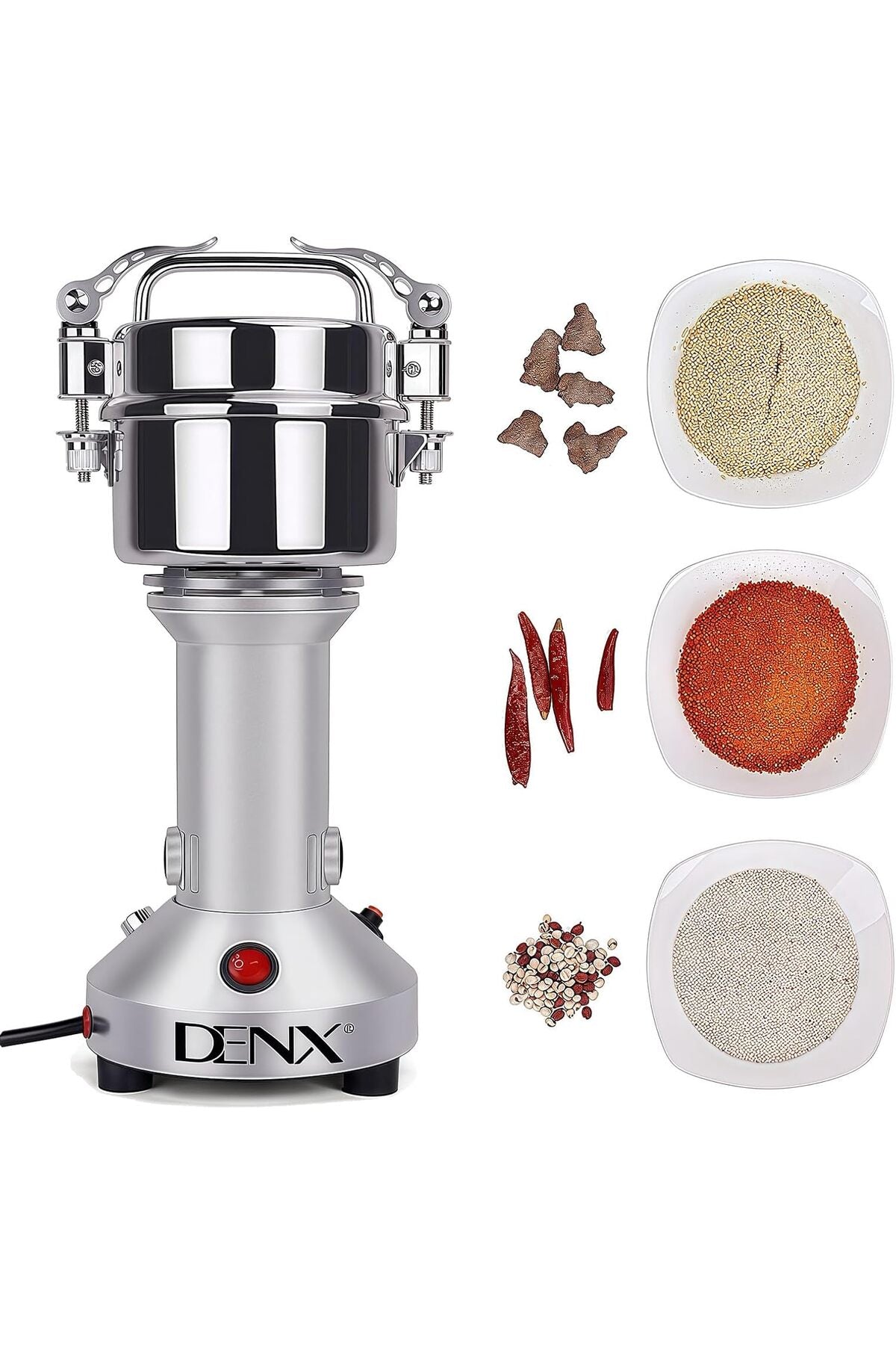Multi-Function Grinder Dinx 1200W for Coffee, Beans, Spices, Grains, Herbs, and Nuts 200g DX3221