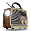 Denx Radio FM - AM - SW Gold/Brown/Black Bluetooth Portable Audio