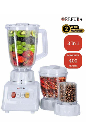 3 in 1 Juicer Blender Chopper 400W White RE-10209