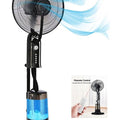 Portable Mist Spray Fan 75W Air Cooler Fan with 5L Water Tank, 3 Speed Settings DX2577