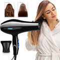 1200W Professional Hair Dryer High Power Multiple Settings Fast Drying Ionic Blow Dryer