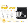 Electric Stand Mixer 5.5L Stainless Steel Bowl 1000W Kitchen Mixer with 6-Speed Control Tilt-Head Design Dough Hook Beater Wh