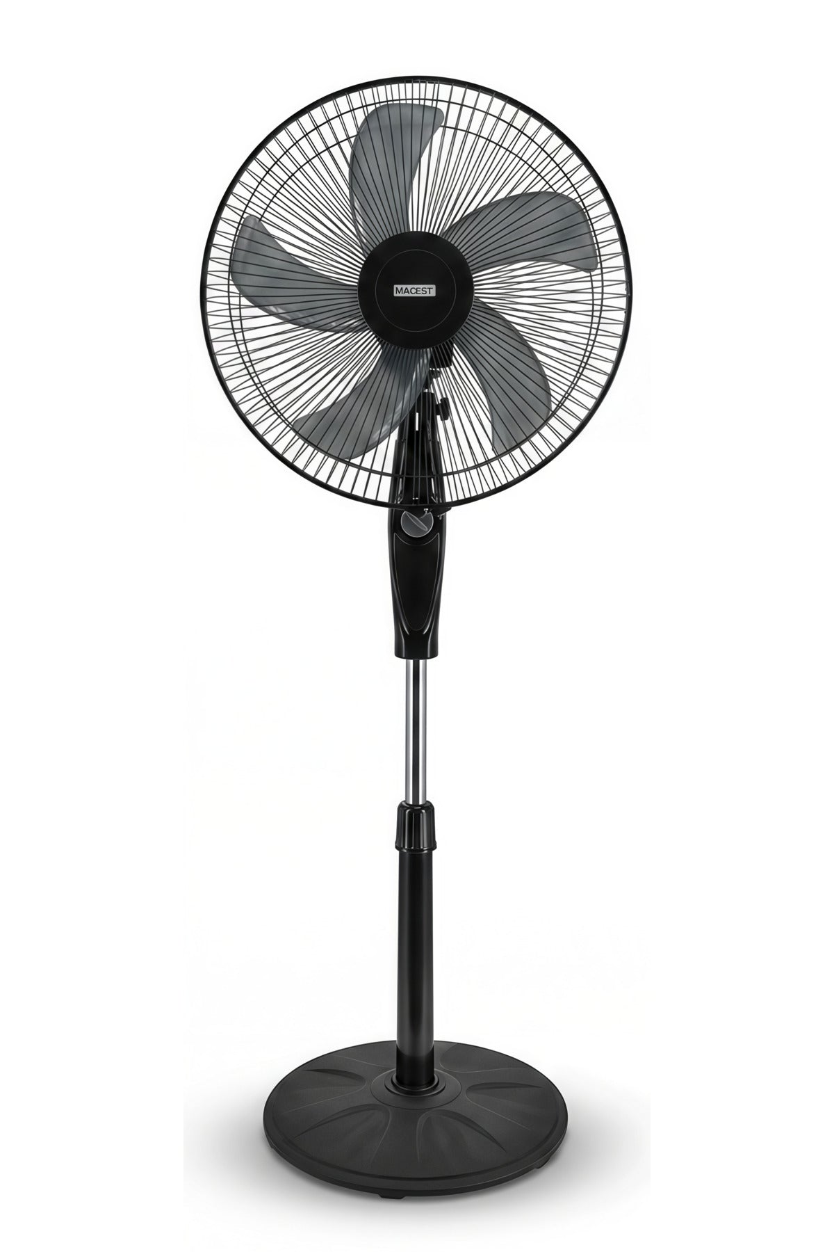 MACEST 16 Inch Vertical Stand Fan, Adjustable Pedestal Fan, Floor Fan With MC-41049