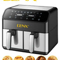 Dual Basket Air Fryer - Versatile Stainless Steel Double Air Fryer