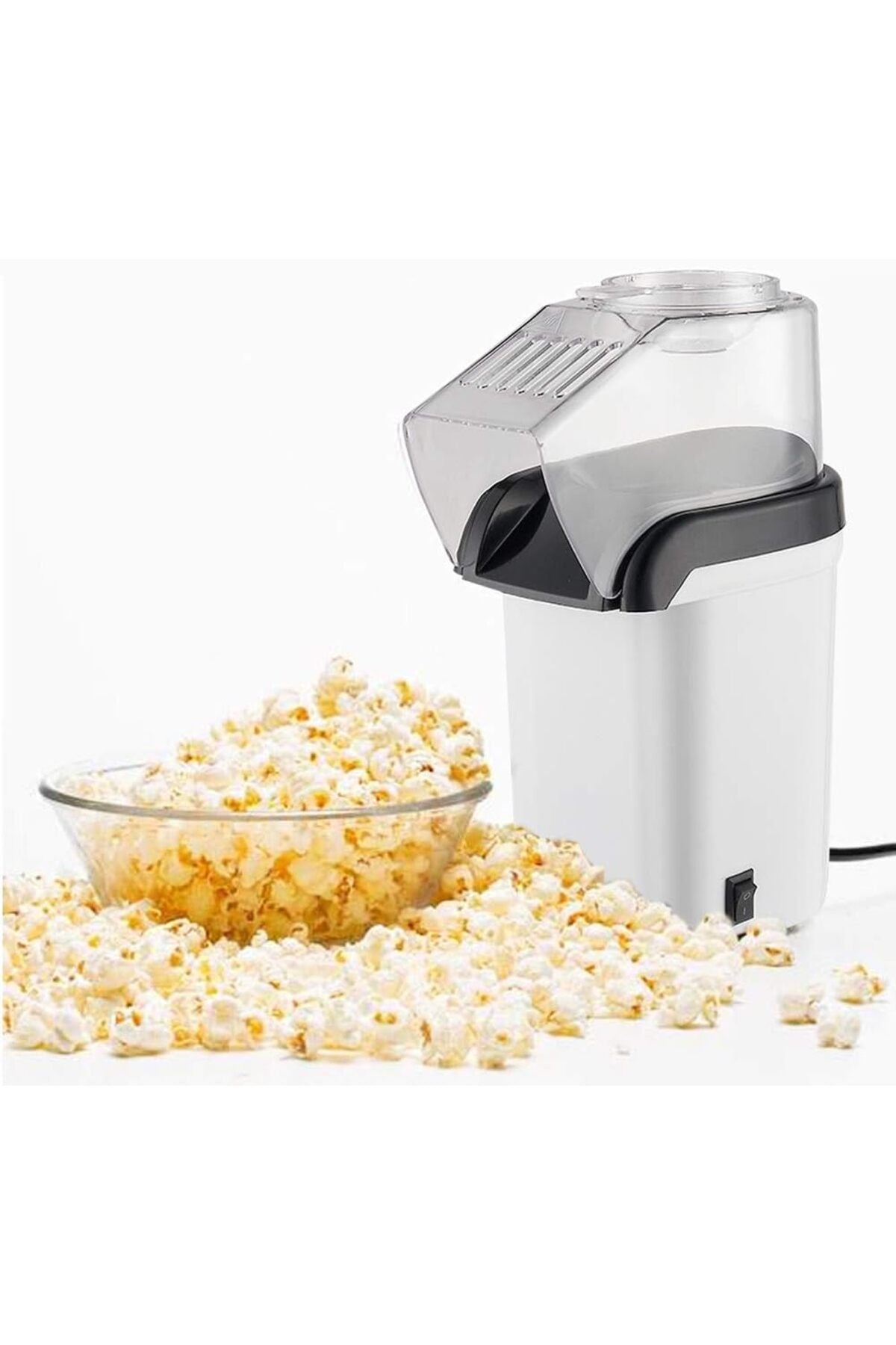 Automatic Hot Air Popcorn Maker - Healthy Oil-Free Popcorn Machine