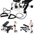 Mini Stepper Exercise Machine Resistance Band Fitness Hydraulic Cardio Trainer Equipment