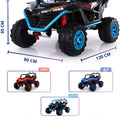 12V Kids Rechargeable Electric 4x4 Jeep Car 4 Motor Remote Control, LED Lights, BT, USB, MP3 BC1105