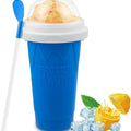 Magic Slushie Maker Cup 300ml, Reusable Silicone Smoothie Ice Cream Cup Milkshake for Kids & Ad