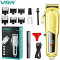 V-278 Zero Adjustable Professional Rechargeable Hair Trimmer Multicolour