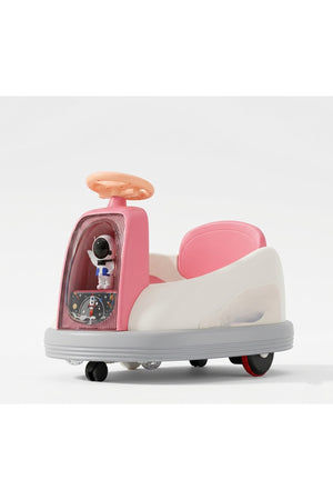Electric Ride On Car for Kids, Bumper Car 360° Spin Ride 6V Battery Powered Toddler Car