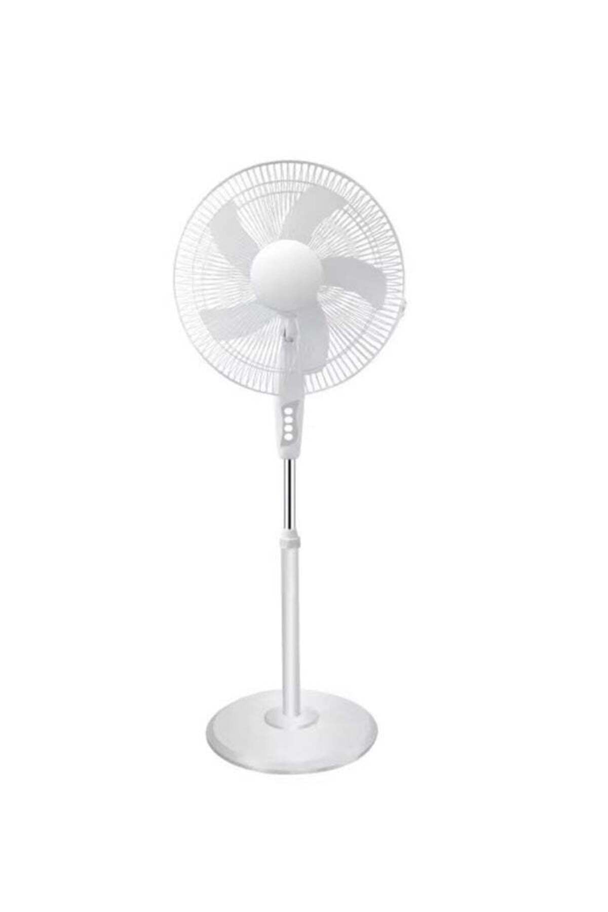 4 Speed 16 inches Pedestal Stand Fan White 70W RE-703
