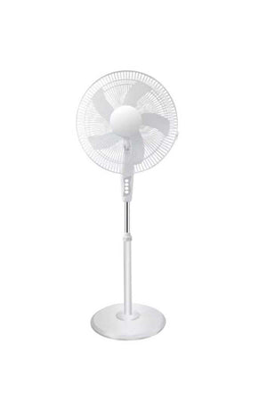 4 Speed 16 inches Pedestal Stand Fan White 70W RE-703