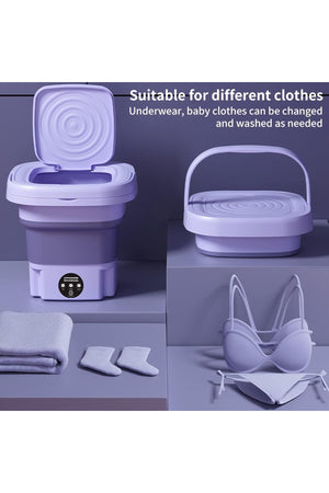NEW GOLDEN CREAT 4.5L Foldable Washing Machine for Baby Clothes Underwear or Small Things