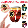 HD OLED Worship Counter Smart Digital Finger Ring Tasbeeh USB Type-C Islamic Prayer Zikr Counter