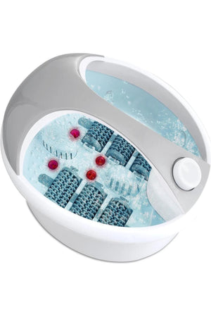 Foot Massage and Heat Device - 6 Rollers, Water Bubbles, 90W
