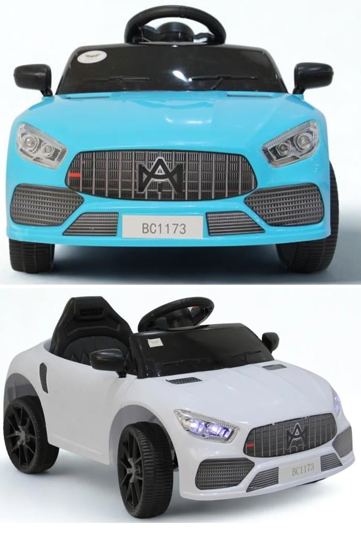 12V Kids Electric Car Remote Control Rechargeable Battery LED Lights Music USB BC1173