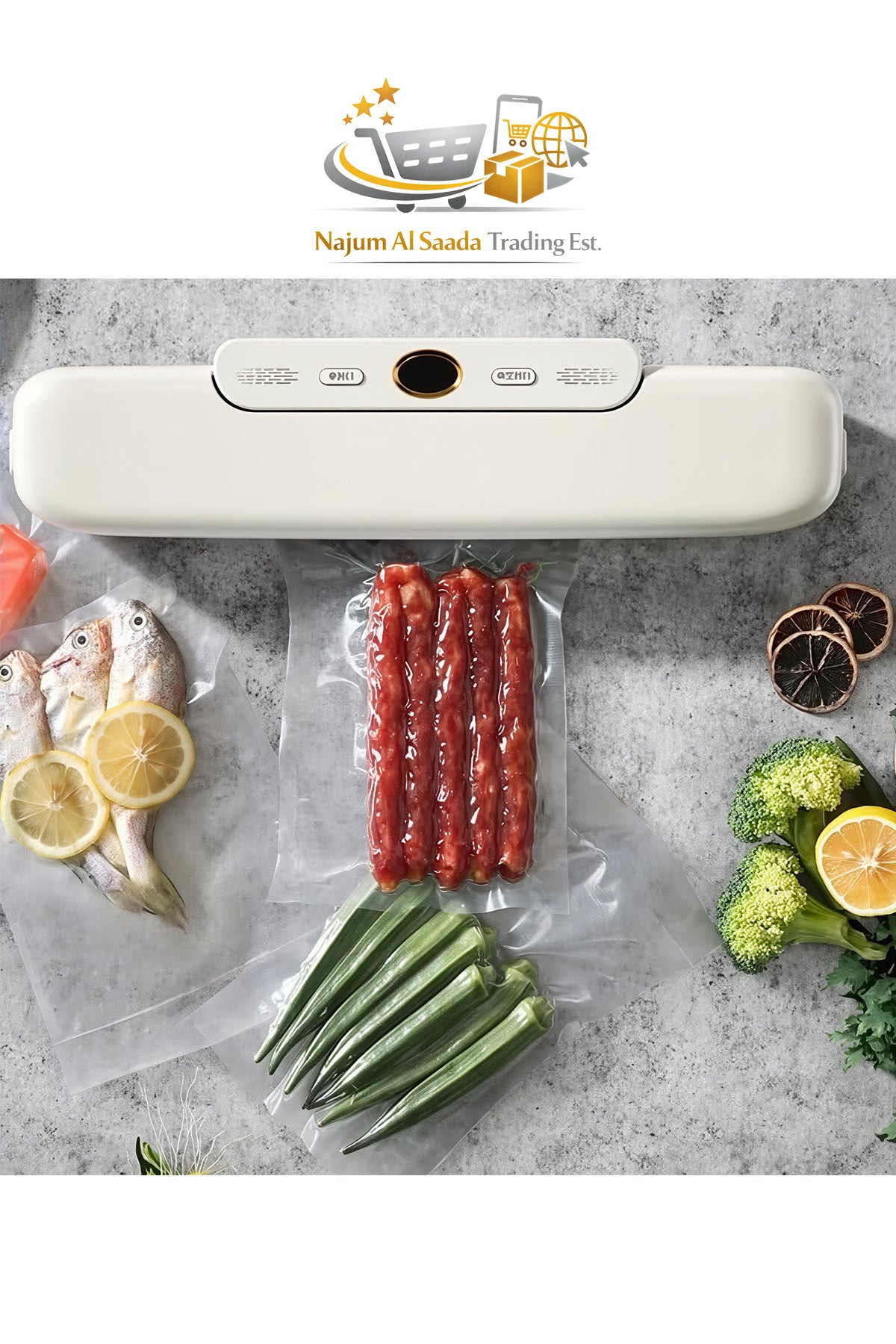 DENX 120W Vacuum Sealer Machine 300mm Bag Sealing, Food Saver Vacuum Pack & Air Suction, DX1782