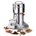 Multifunctional Electric Coffee & Spice Grinder – 3500W, 30000RPM, 800g Stainless Steel (Silver)