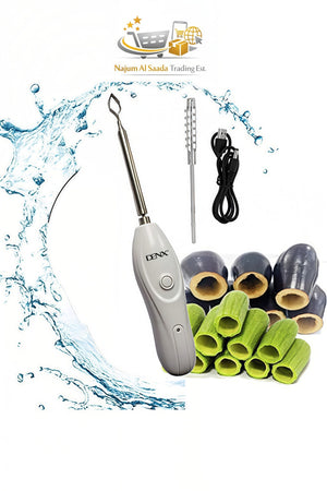 DENX Electric Zucchini Fruit & Vegetable Core Picker Scraper, Safe Grip for Removing Cores, DX2019