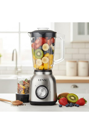 3-in-1 Multifunctional Blender, High Power Smoothie Maker Stainless Steel DX3239