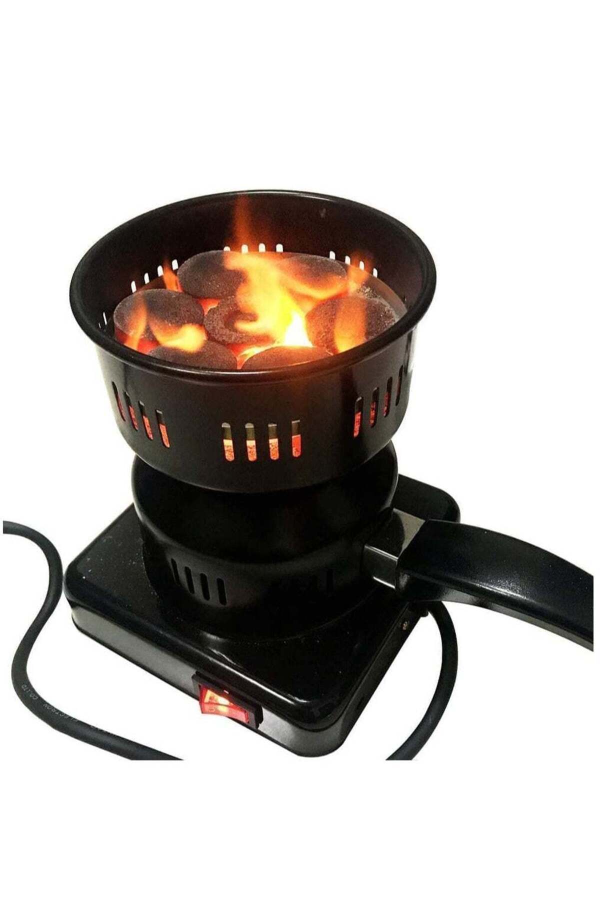 Electric Charcoal Starter, Fire Burner Stove - Porcelain Coating Removable Handle - For Boile
