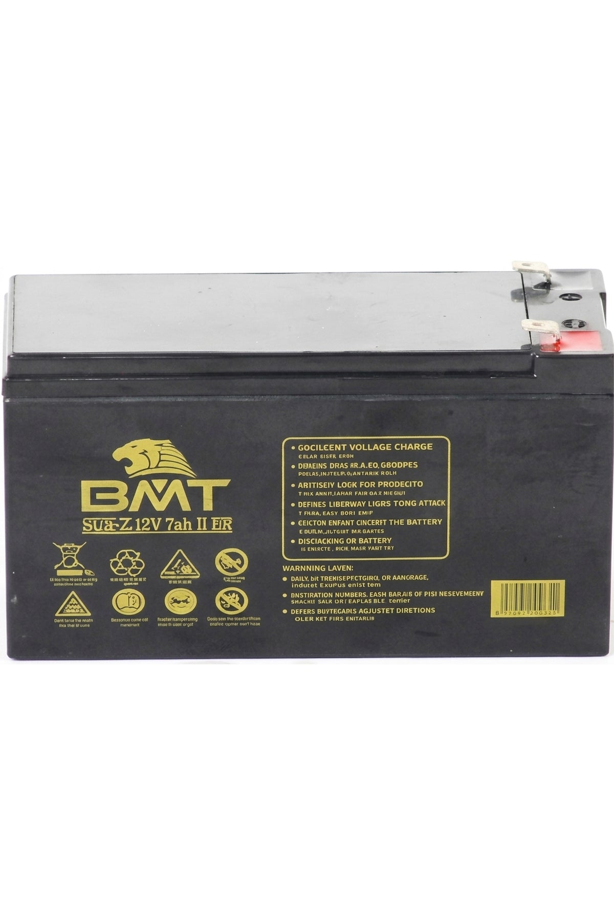 12V 7Ah Rechargeable Battery Sealed Lead Acid Battery For Electric Toys Ride On Cars, Bike Battery