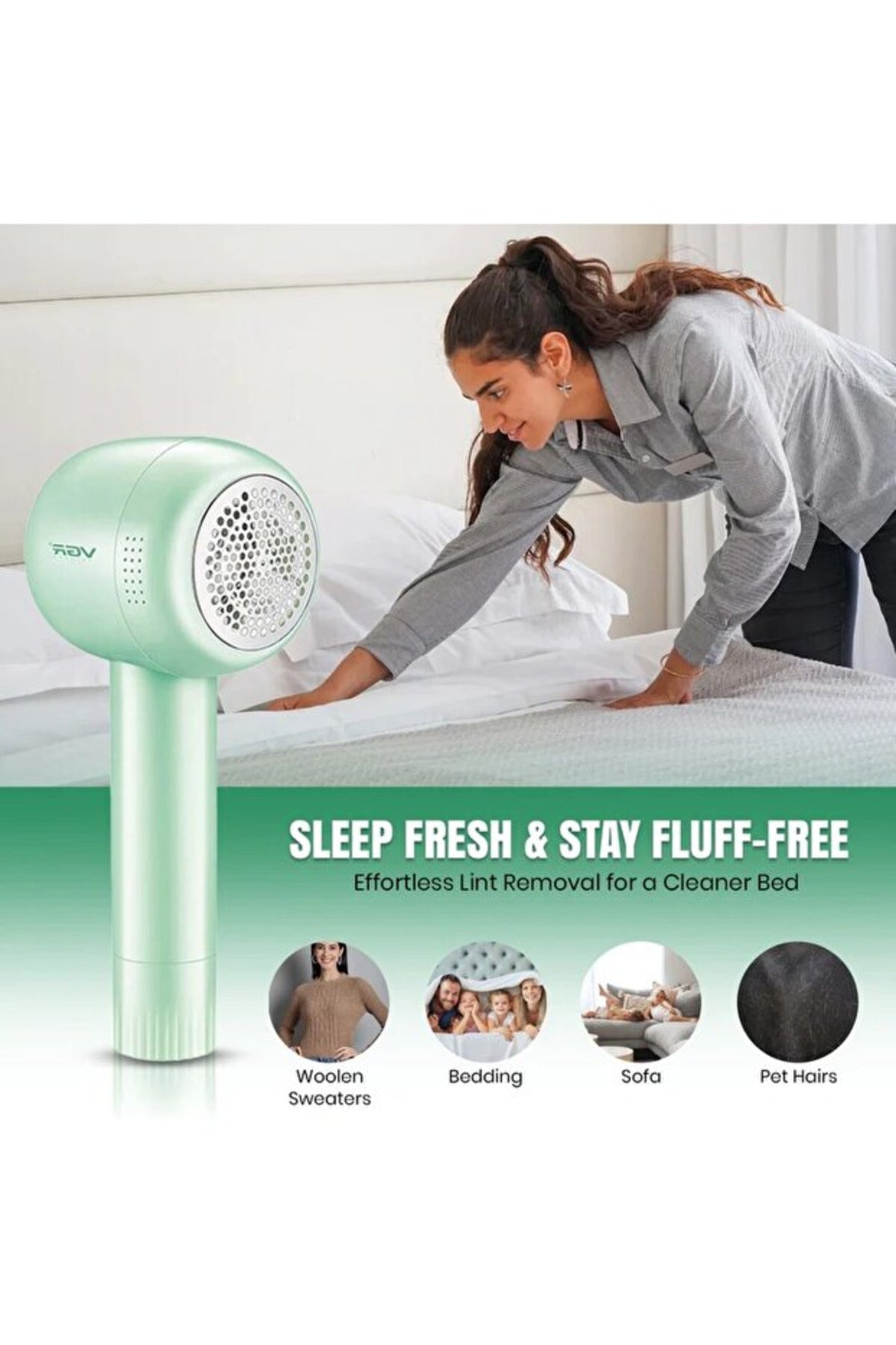 VGR Lint Remover Portable Electric Clothes Fuzz Remover for Sweaters, Blankets, & Sofa VGR V-813