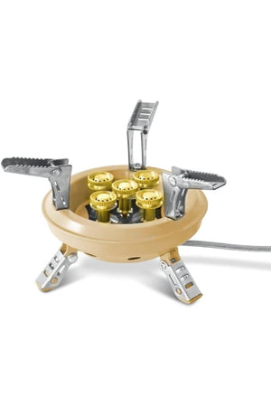 Gas Stove with 4 Burners from Fordeel - Outdoor Camping Cassette Portable Gas Stove