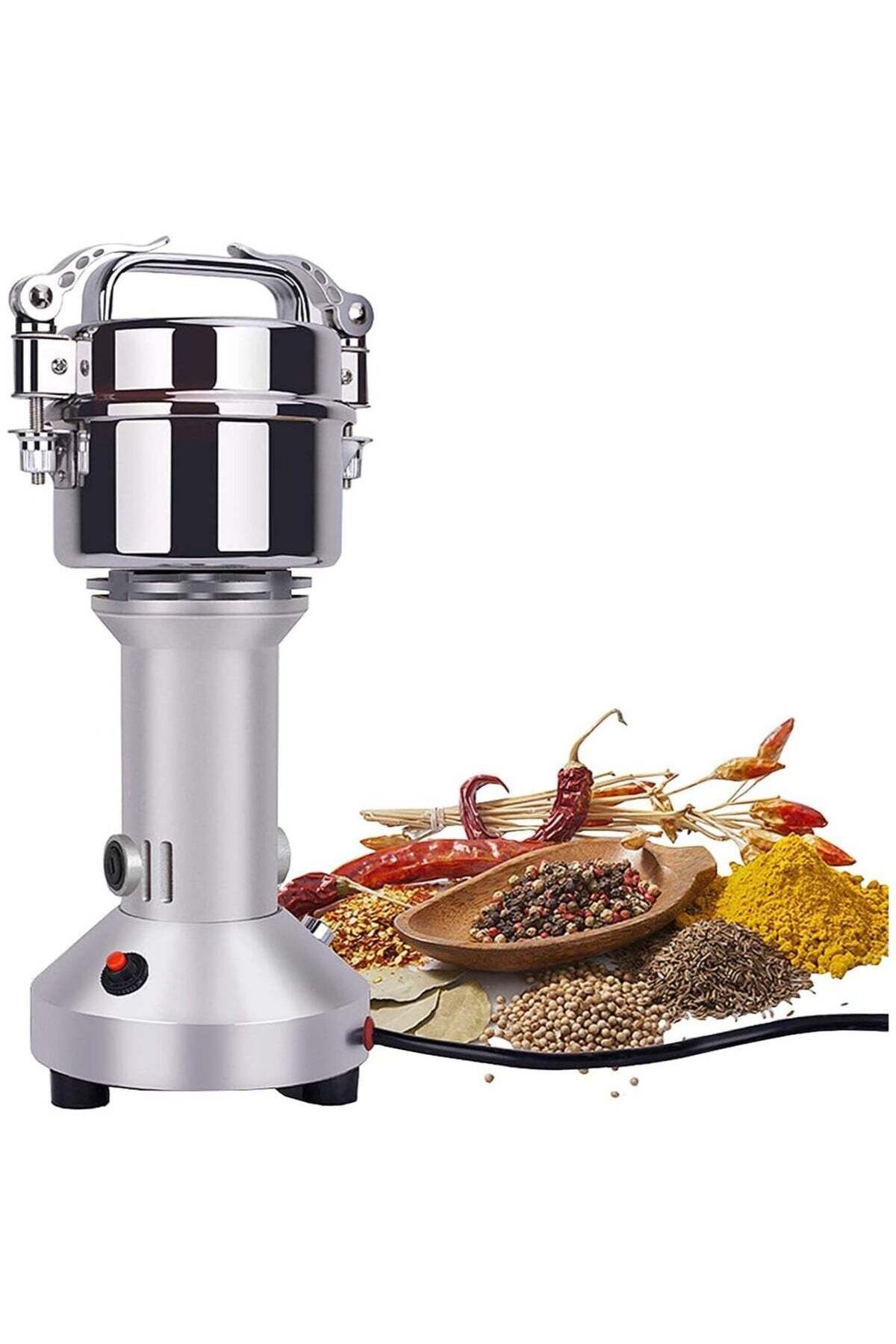 1200W Electric Grinder – 200g High-Speed Stainless Steel Comminutor for Coffee, Spices, Grain