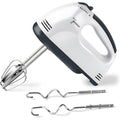 Lightweight Hand Mixer with 260W Power, Portable Egg Beater for Food and Cakes