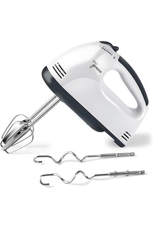 Lightweight Hand Mixer with 260W Power, Portable Egg Beater for Food and Cakes