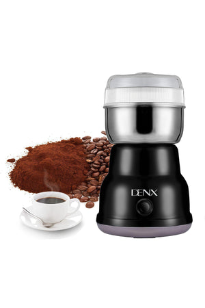DENX All-in-One Electric Coffee & Spice Grinder – 150W, 14,000 RPM, Stainless Steel DX2013