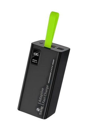50000mAh Power Bank with Multiple Ports, 22.5W Fast Charging, Digital Display, and Hanging Lanyard