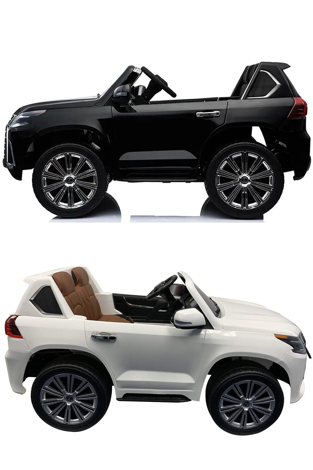 12V Kids Rechargeable Electric Lexus LX570 Car Remote Control Bluetooth LED Lights USB MP3 BC1169
