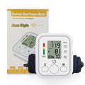 Electronic Arm Style Blood Pressure Monitor, BP Machine with Heart Rate & Pulse Measurement