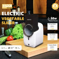 DENX Electric Vegetable Slicer, Salad Shooter, Electronic Fruit Shredder, 3 Type Blades, DX3430