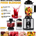DENX 3-in-1 2000W Multifunctional Food Blender 3L, Multi Speed Blender, Grinder & Chopper, DX3233