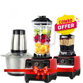 2 COMBO OFFER 5500W High Speed Blender 2.5L with Grain Grinder + 2L Meat Chopper Grinder