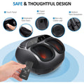 Electric Shiatsu Foot Massager Machine with Heat & Air Compression Massager for Home Relaxation