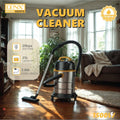 DENX 1500W Drum Vacuum Cleaner,25L Capacity Vacuum Cleaner Multi-Surface Wet & Dry Cleaning DX2918