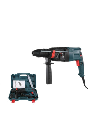 Hammer Drill, Heavy Duty Rotary Hammer Drill 1200W, Electric Impact with 4 Bits & Carry Case DX3332