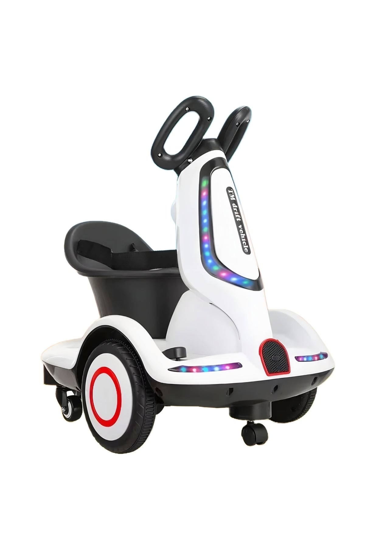 Electric car for children, 5 wheels, with dual 6V motors, music, lights, for boys and girls, and remote control.