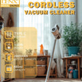 DX2922 - Cordless Vacuum Cleaner 100W , Stick Vacuum Cleaner 3 Speed Modes 880ml Dust Capacity